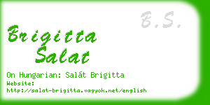 brigitta salat business card
