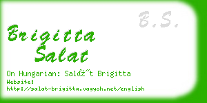 brigitta salat business card